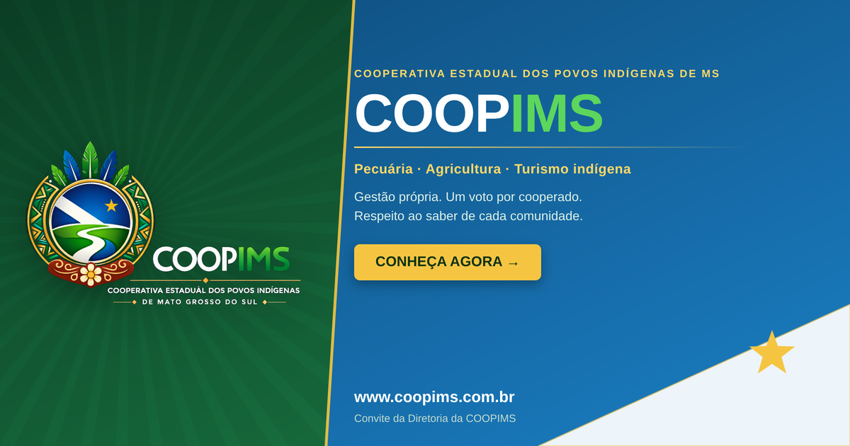 Prévia do cartão de visita digital da COOPIMS
